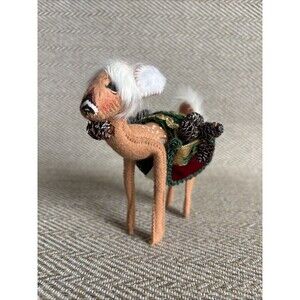 Annalee Mobilitee Doll Yuletide Fawn 2004 Vintage Holiday Decor Collectible